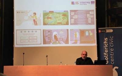 L’historien Daniel Piñol présente CATCAR lors d’une conférence à Barcelone